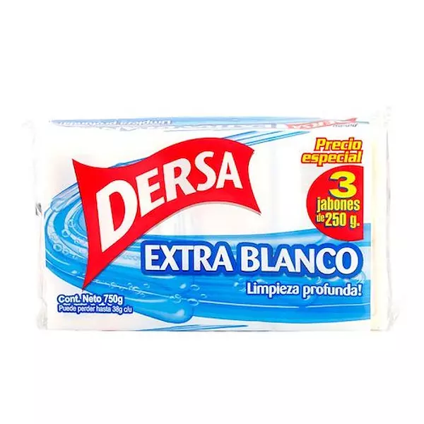 Jabón Dersa Extra Blanco