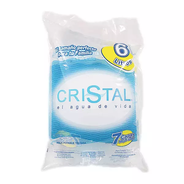 Agua Cristal Bolsa