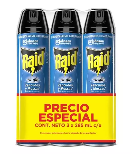 Insectisida Raid Elimina Voladores