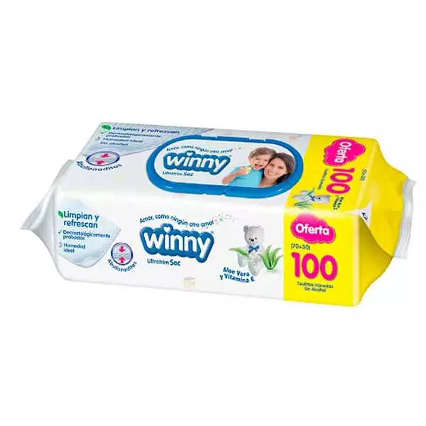 Toallas Humedas Winny Aloe X100u Precio Especial