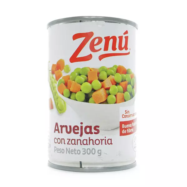 Arveja Zenu con Zanahoria