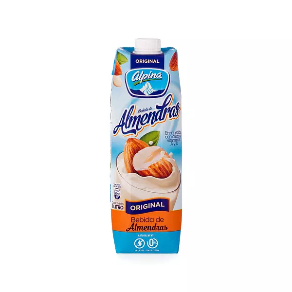 Leche Almendras Alpina Tetra X1l