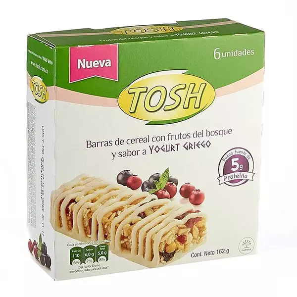 Barra Cereal Tosh Yogurt Prot 6x27g
