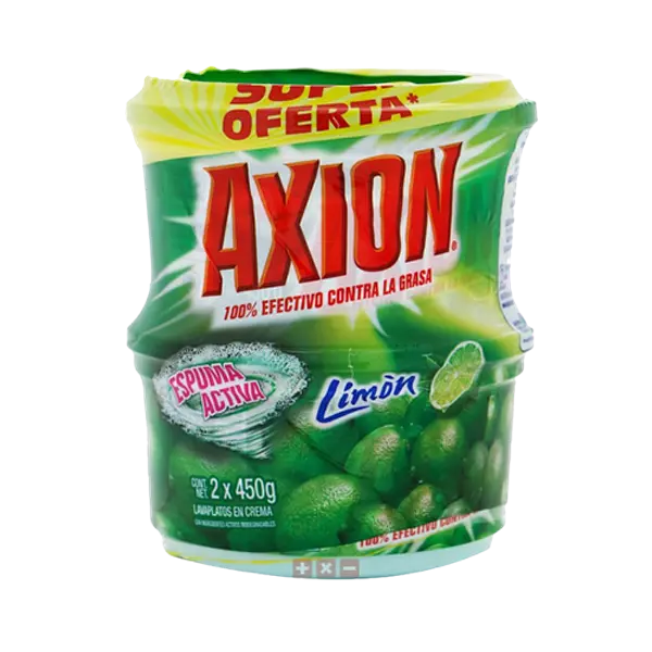 Lavaloza Axion Limon 2x450g Precio Especial