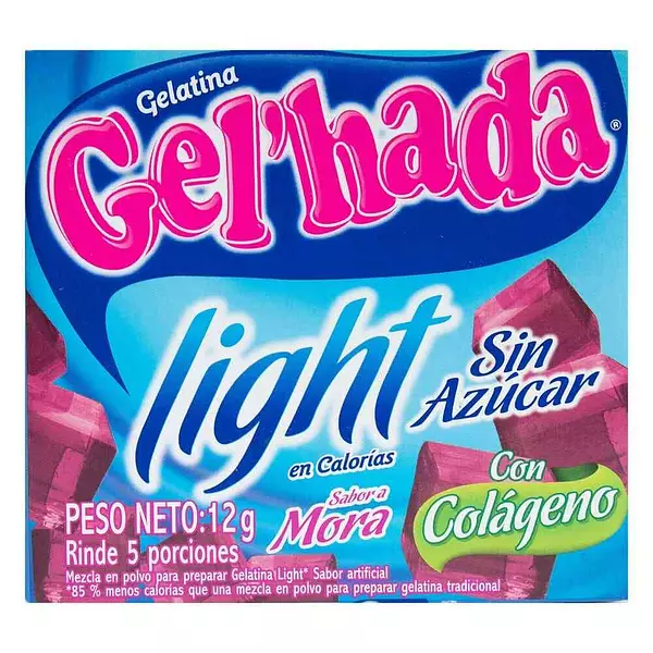 Gelatina Gelhada Light Mora X12g