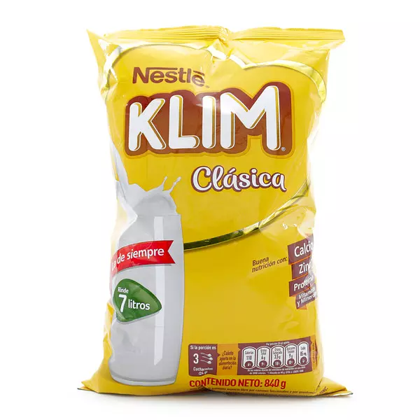 Leche Polvo Klim Fortificada Instantanea X840g