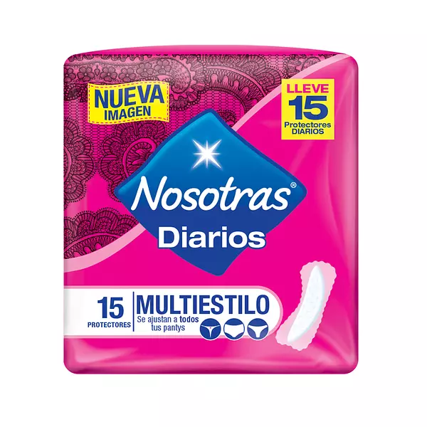 Protectores Nosotras Diarios Multiestiestilo