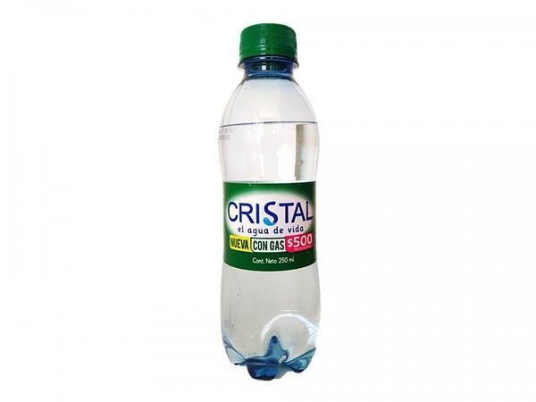 Agua Cristal con gas pet x600ml - Tiendas Metro