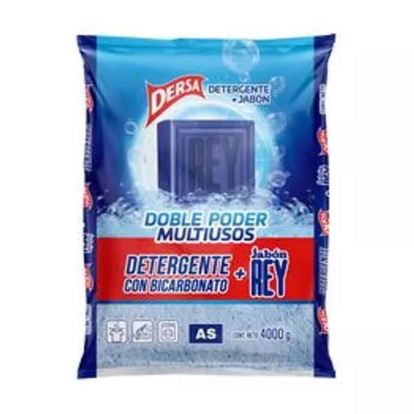 Detergente As Bicarbonato con Jabon Rey