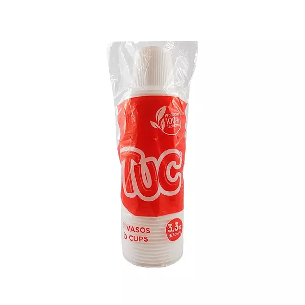 Vaso Tuc Blanco 3 3oz X60u