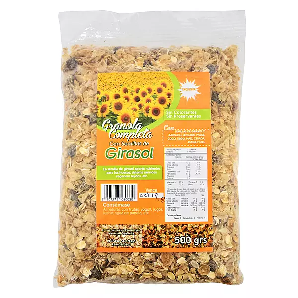 Granola Girasoles X500g