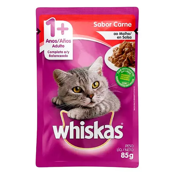 Whiskas Pouch Adul Carn X85g