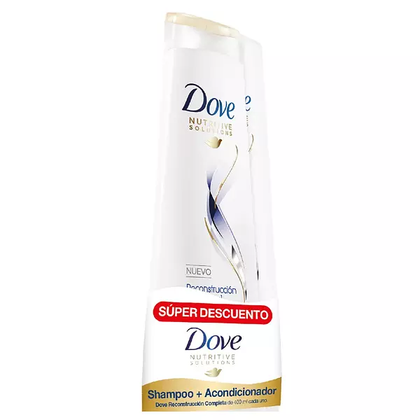 Shampoo Dove Reconstrucción Completa + Acondicionador