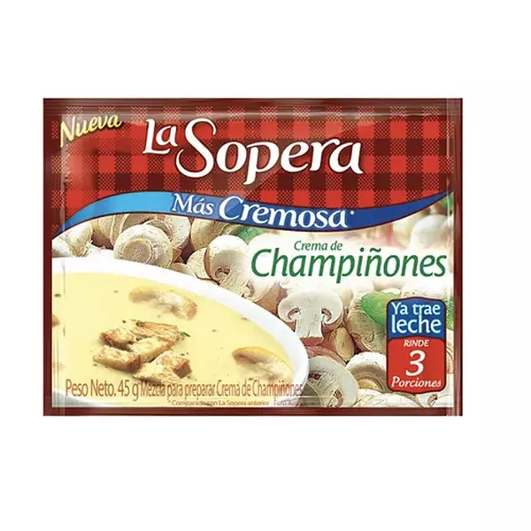 Crema La Sopera Champiñones